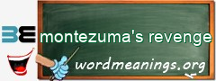 WordMeaning blackboard for montezuma's revenge